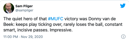 Manchester United fans loved Donny van de Beek’s performance vs Southampton - Bóng Đá