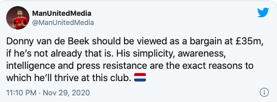 Manchester United fans loved Donny van de Beek’s performance vs Southampton - Bóng Đá