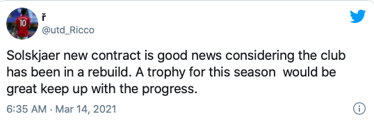Fans react to news of Ole Gunnar Solskjaer’s new Man United contract - Bóng Đá