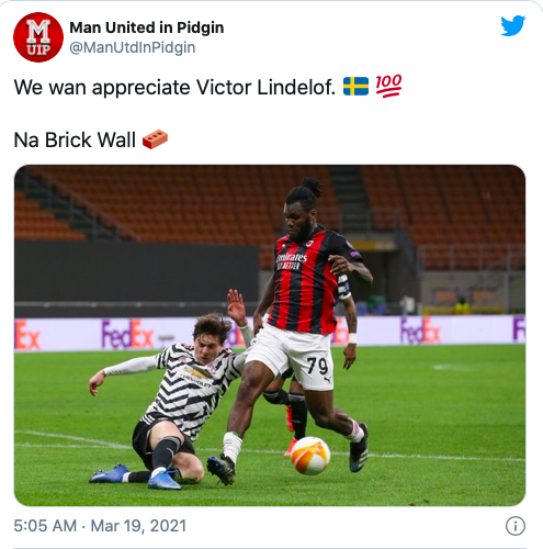 Victor Lindelof - Loads of fans praise underrated Man United star after immaculate showing vs AC Milan - Bóng Đá