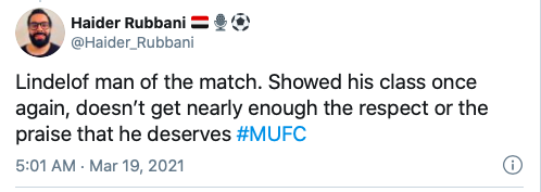 Victor Lindelof - Loads of fans praise underrated Man United star after immaculate showing vs AC Milan - Bóng Đá