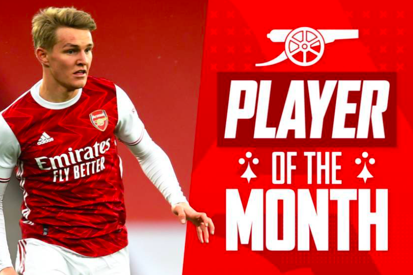 Martin Odegaard wins POTM at Arsenal - Bóng Đá