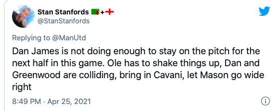 ‘Stop playing these 3 trash players’ – These Man United fans call for changes after lax first-half against rivals Leeds - Bóng Đá