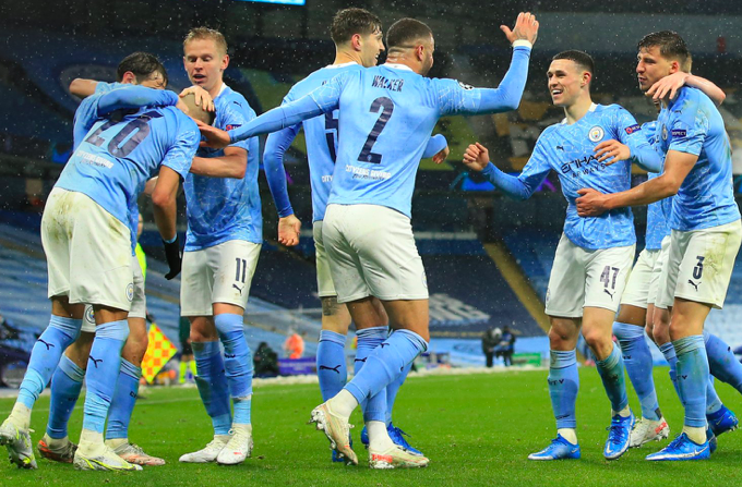 10 thống kê Man City 2-0 PSG:  - Bóng Đá