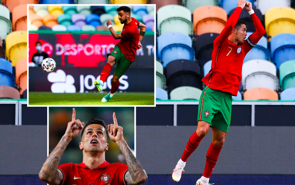 Ronaldo tiến sát kỷ lục nhưng lu mờ trước Fernandes - Bóng Đá