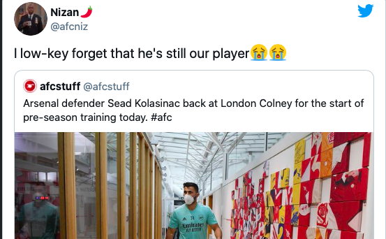  Sead Kolasinac - ARSENAL FANS REACT TO SEAD KOLASINAC STARTING PRE-SEASON TRAINING - Bóng Đá