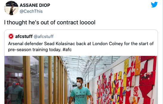  Sead Kolasinac - ARSENAL FANS REACT TO SEAD KOLASINAC STARTING PRE-SEASON TRAINING - Bóng Đá