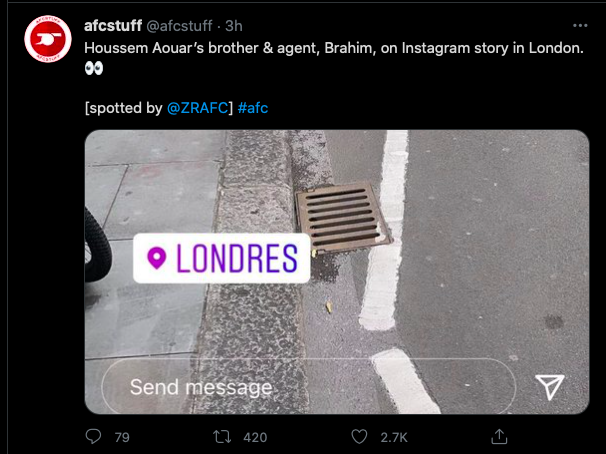 Houssem Aouar - £20m star's agent spotted in London after claims Arsenal want to sign him - Bóng Đá