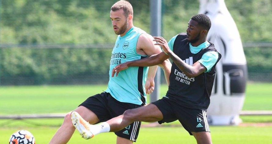 2 tân binh ghi dấu ấn trên sân tập Arsenal - Bóng Đá