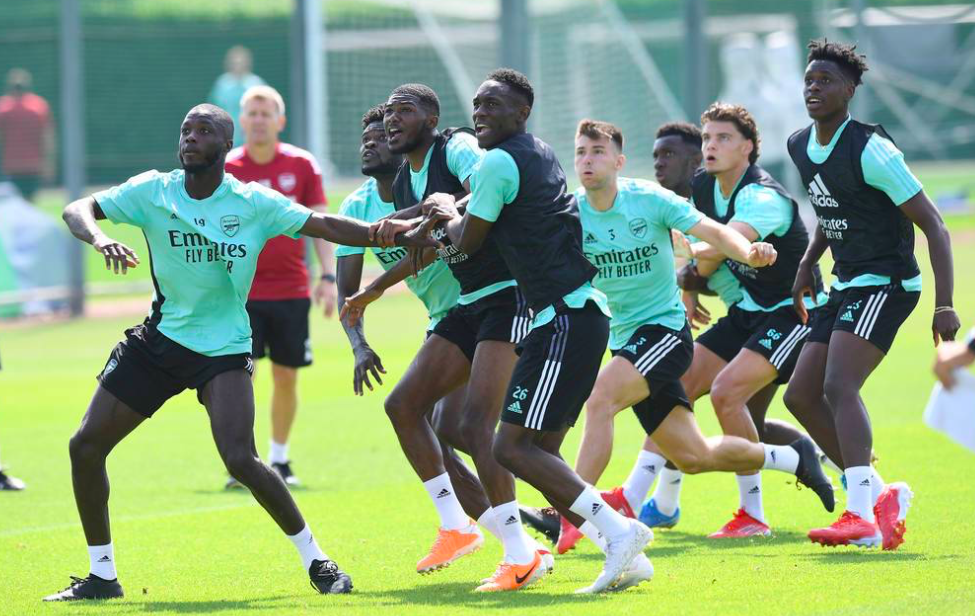 2 tân binh ghi dấu ấn trên sân tập Arsenal - Bóng Đá