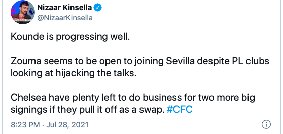Chelsea can make ‘two more big signings’ this summer after Jules Kounde - Bóng Đá
