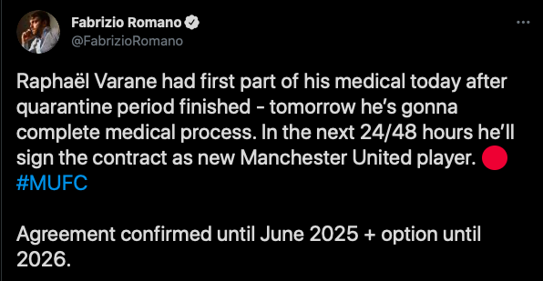 Raphaël Varane's vehicle arriving at Carrington today #mulive [men] - Bóng Đá