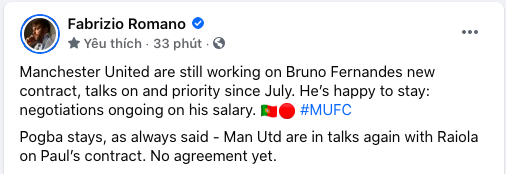 Romano on Fernandes and Pogba - Bóng Đá