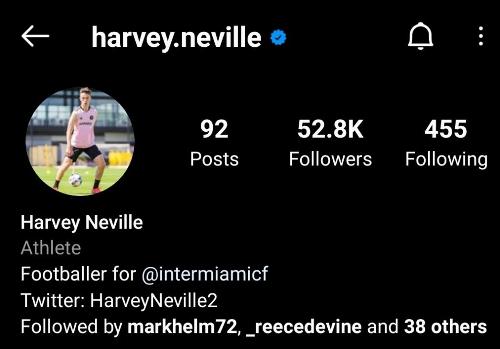 Harvey Neville appears to have left Manchester United to sign with David Beckham’s Inter Miami. - Bóng Đá