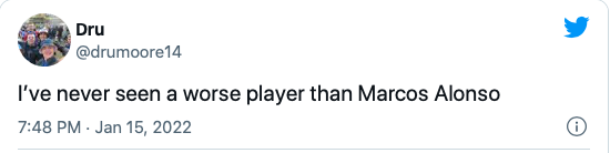 CĐV Chelsea chỉ trích Marcos Alonso - Bóng Đá