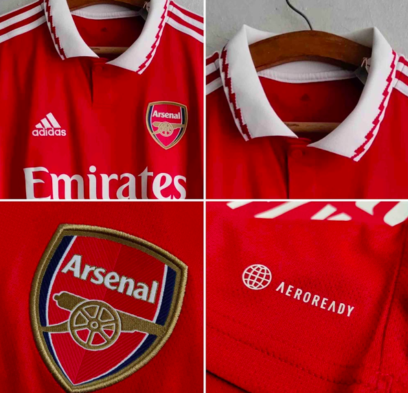 Arsenal 2022/23 adidas home kit leaked online - Bóng Đá