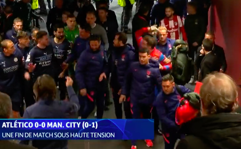 SỐC: Sao Atletico hung hăng, đòi tẩn nhau với cả đội Man City trong đường hầm - Bóng Đá