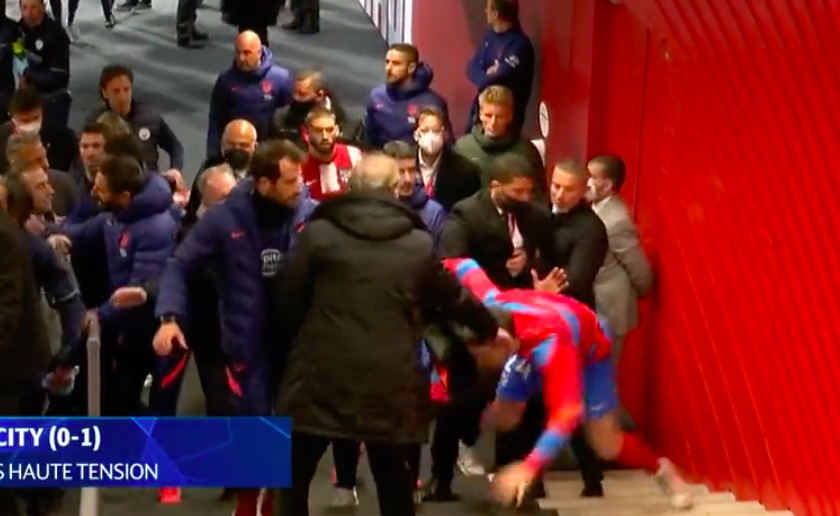 SỐC: Sao Atletico hung hăng, đòi tẩn nhau với cả đội Man City trong đường hầm - Bóng Đá