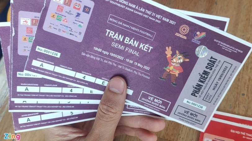 Tăng giá vé bán kết bóng đá nam SEA Games 31 ở Phú Thọ - Bóng Đá