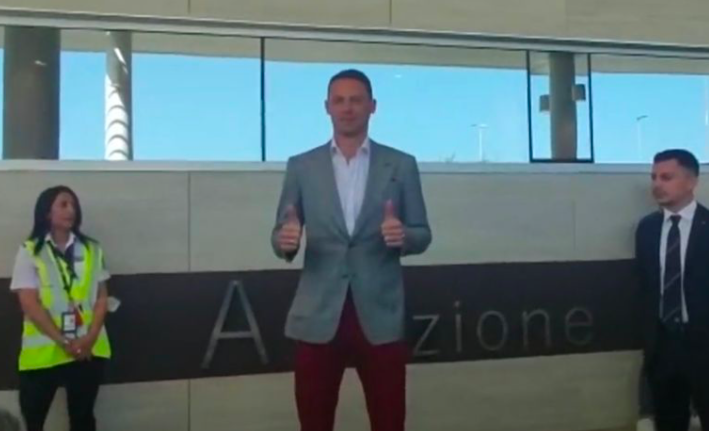 Nemanja Matic arrives in Italy to complete Jose Mourinho reunion after Manchester United exit - Bóng Đá