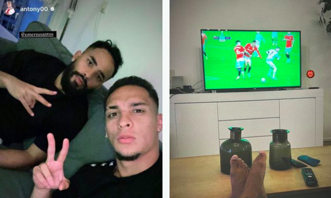 Antony spotted watching Man Utd vs Liverpool as contract 'agreed' ahead of £76m transfer - Bóng Đá