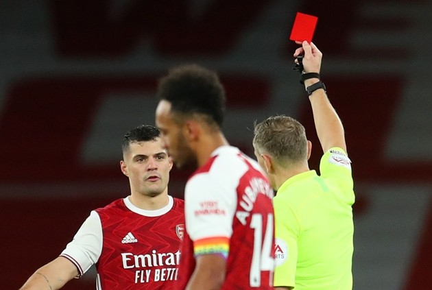 Arsenal have been given more red cards in the last 10 years than any other PL club - Bóng Đá