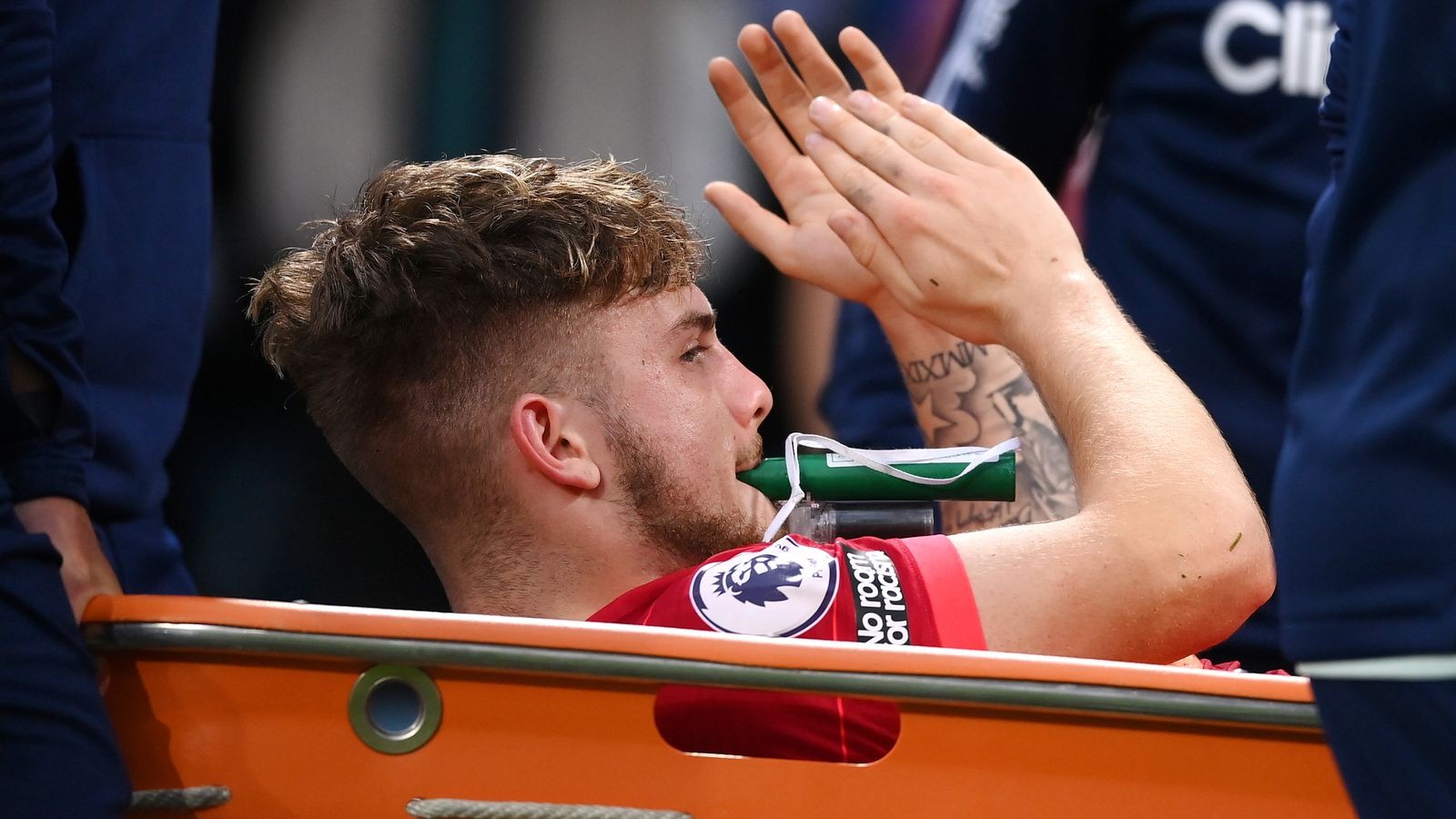 Harvey Elliott gãy chân - Bóng Đá
