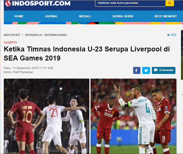 Báo Indonesia: Cách Garuda thua U22 Việt Nam chẳng khác gì Liverpool thua Real Madrid - Bóng Đá