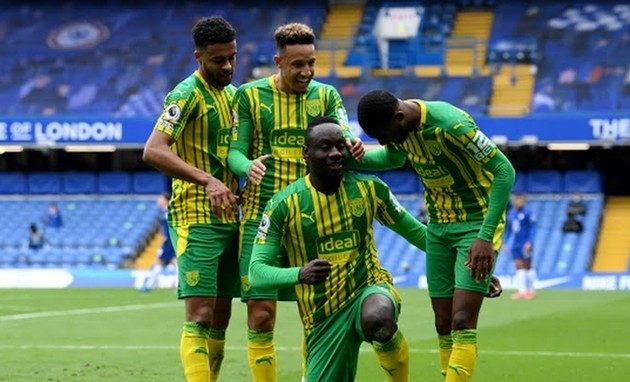 Thống kê Chelsea 2-5 WBA - Bóng Đá