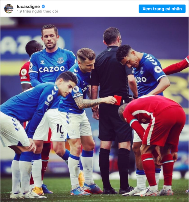 Everton 2-2 Liverpool: Lucas Digne angers Liverpool fans with Instagram post - Bóng Đá