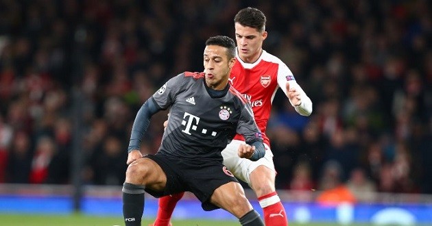thiago alcantara arsenal - Bóng Đá