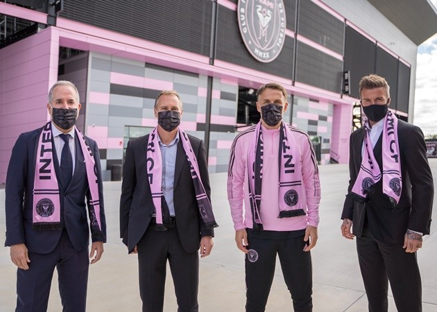 David Beckham defends decision to hire fellow Manchester United legend Phil Neville as Inter Miami boss - Bóng Đá