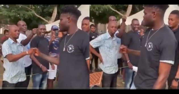 Thomas Partey: Arsenal supporters react as midfielder coldly ignores Spurs fan - Bóng Đá