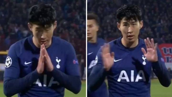 Ảnh: Son Heung-min xin lỗi Andre Gomes - Bóng Đá