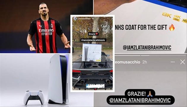 Ibrahimovic tặng Play Station 5 cho đồng đội - Bóng Đá