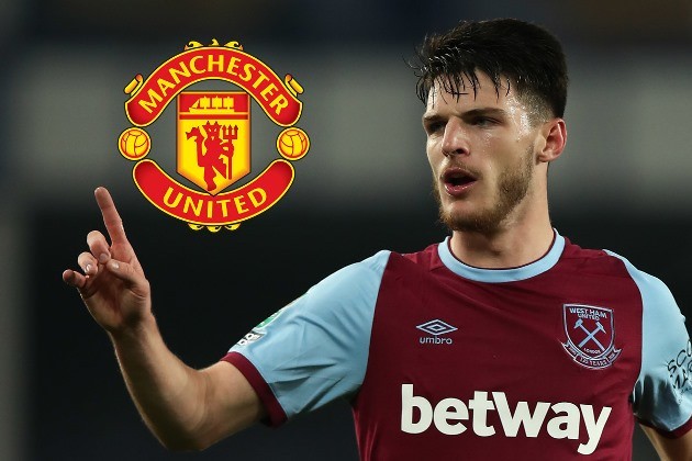 Manchester United make West Ham midfielder Declan Rice their 'No 1 transfer target' - Bóng Đá