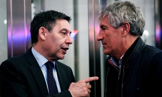 Setien dọa kiện Barca, Bartomeu lên tiếng đáp trả - Bóng Đá