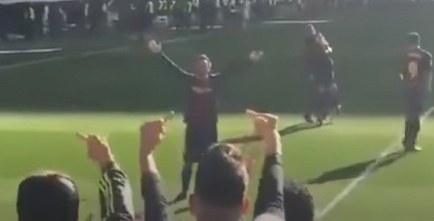 ICONIC Lionel Messi taunted angry Real Madrid fans by celebrating in front of them during dominant Barcelona win as Cristiano Ronaldo watched on - Bóng Đá