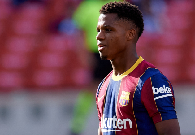 Symbolic: Ansu Fati scores Barca's 400th Clasico goal - Bóng Đá