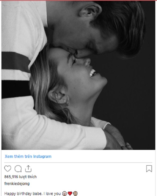 Frenkie de Jong bạn gái - Bóng Đá