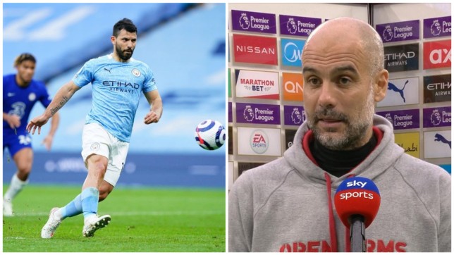 Pep Guardiola reacts Sergio Aguero’s shocking penalty miss during Manchester City’s defeat to Chelsea - Bóng Đá
