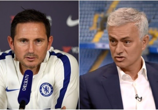 Frank Lampard reveals texts with Jose Mourinho after he ‘had a little go’ at Chelsea following Man Utd loss - Bóng Đá
