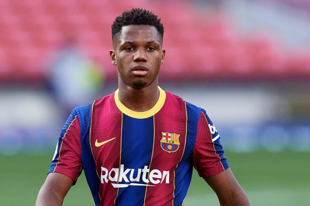 Symbolic: Ansu Fati scores Barca's 400th Clasico goal - Bóng Đá