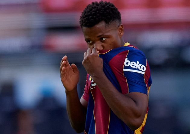 Symbolic: Ansu Fati scores Barca's 400th Clasico goal - Bóng Đá