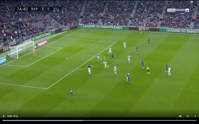 Video: Lionel Messi shows unbelievable control before scoring for Barcelona vs Real Valladolid - Bóng Đá