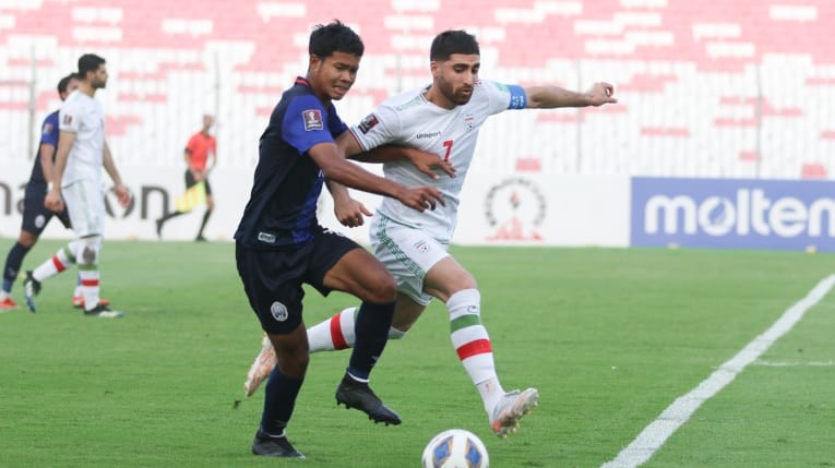 Campuchia thua trắng 10 bàn trước Iran - Bóng Đá