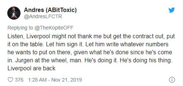 Nhìn lương Mourinho, CĐV Liverpool 