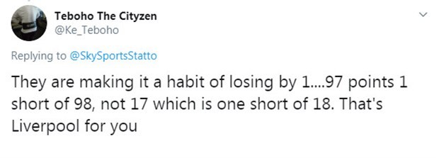 Liverpool mất điểm, CĐV Man City lập hội đi 