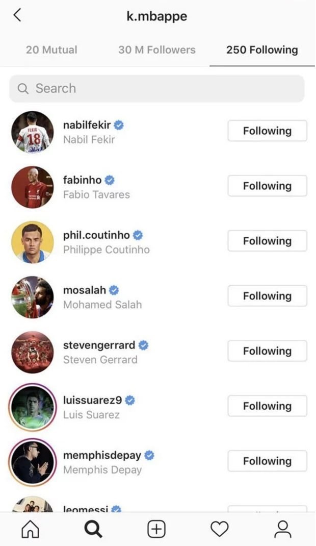 Mbappé và những lần công khai 