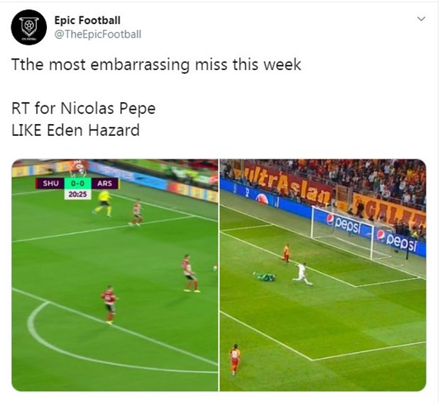 Hazard - Pepe: Ứng viên cho giải thưởng 